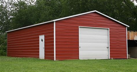 alan's factory outlet 24x36 boxed eave style metal garage|alan's factory outlet clearance.